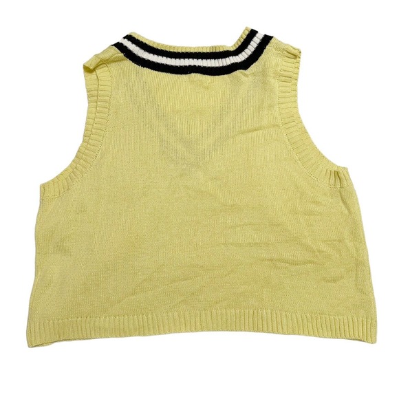 BP Nordstrom NWT Vest Sweater Sz 1X 3X Sleeveless V Neck Stretchy Cropped - Picture 3 of 4